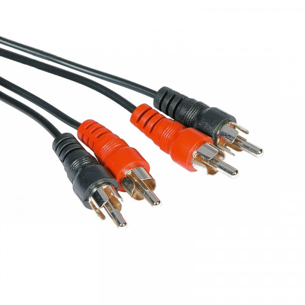 Stereo Tulp Kabel - Basic - 5 meter - Zwart