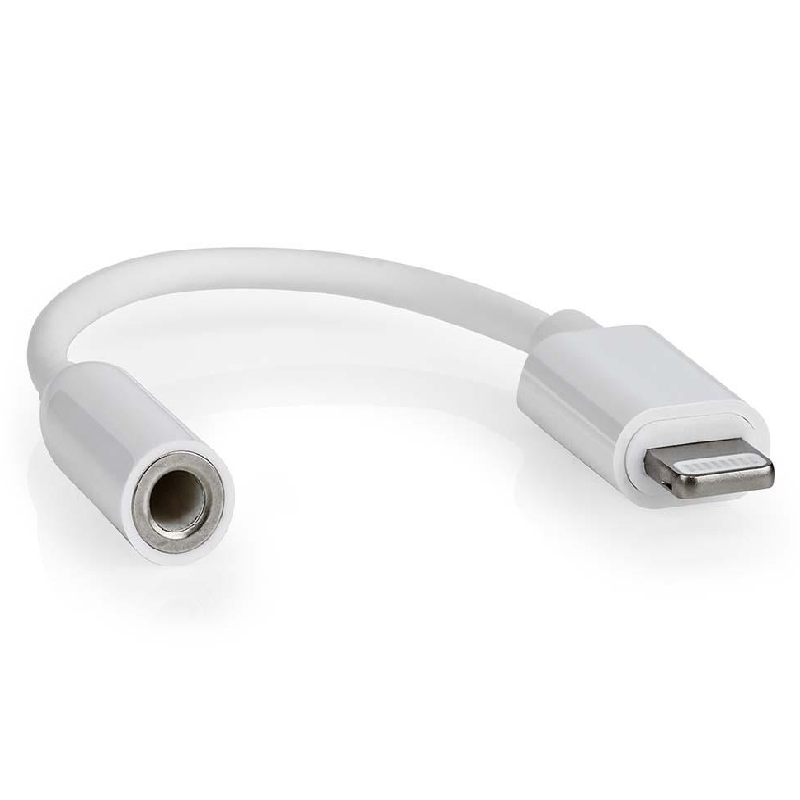 Nedis Lightning-adapter - Wit - 100 Mm