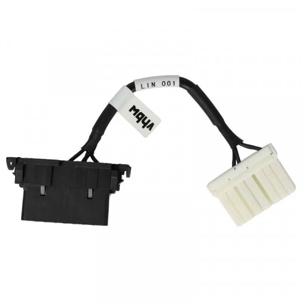 OBD2 Adapterkabel voor Tesla Model S (2012-2015) - 12 naar 16-pins OBD2 - 0,15 meter - Zwart