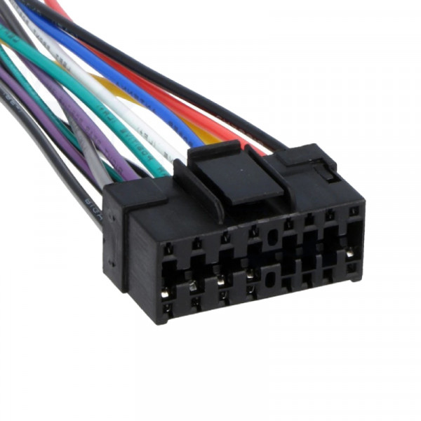 Bedoel variabel rijkdom ISO kabel voor JVC autoradio - Diverse KD paneelradio's - 16-pins - Open  einde
