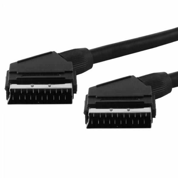 Scart Kabel - 1,5 meter - Zwart