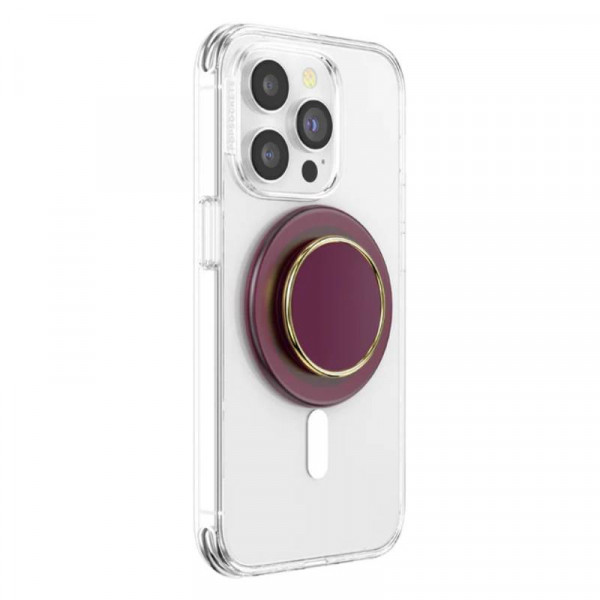 PopSockets - PopGrip MagSafe - Red wine enemel