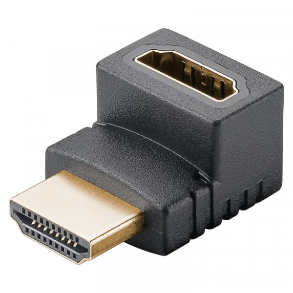 HDMI 2.1 Adapter - Haaks naar boven - 8K 60Hz - Zwart