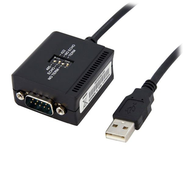StarTech 1,80 m Professionele RS422/485 USB Seriële Verloopkabel met COM-behoud