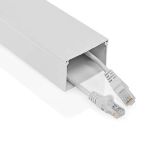 D-Line kabelgoot zelfklevend halfrond 50x25mm 1,5m aluminium optiek