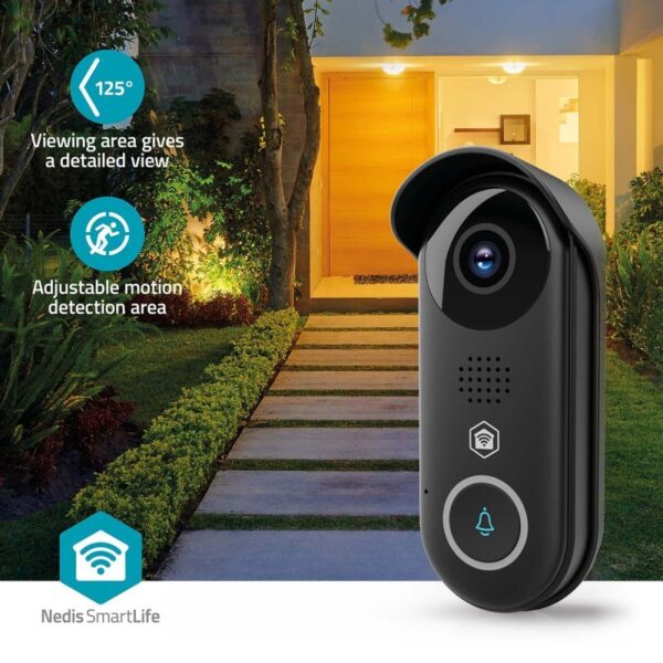DRAADLOZE WIFI DEURBEL - SLIMME DEURBEL - HD - BEWEGINGSENSOR - Smart Gear Compare