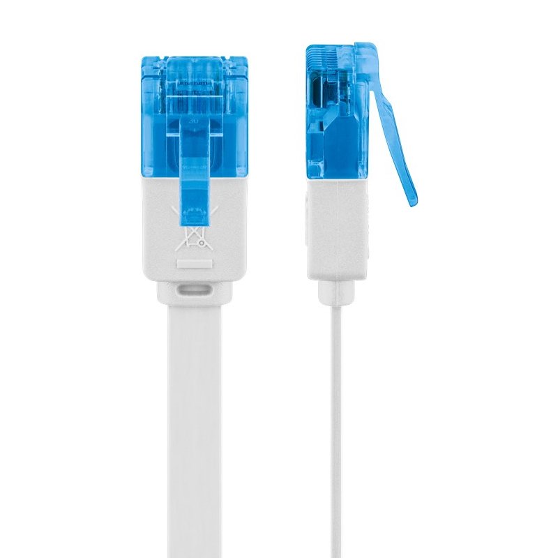 UTP CAT6A 10 Gigabit Netwerkkabel - 10m Wit - Shop nu