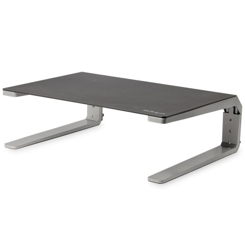 vidaXL Monitorstandaard 100x20x8 cm gehard glas en metaal zwart vidaXL Monitorstandaard 100x20x8 cm gehard glas en metaal zwart