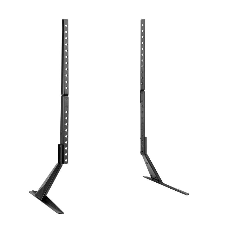 myWall HL 55 L Monitor Stand Table Stand for 17 - 32 Screens, up to 8 kg, 10-Position Height Adjustment, Swivel, Tilt, VESA: 75/100, Black